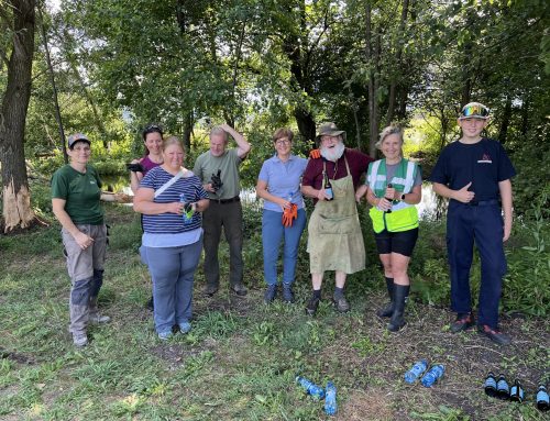 Naturwachtgruppe Feldkirch im Einsatz am Egelsee in Tosters